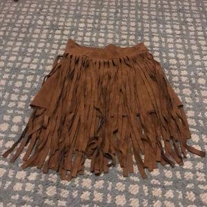 Baileys Blossum Fringe Skirt